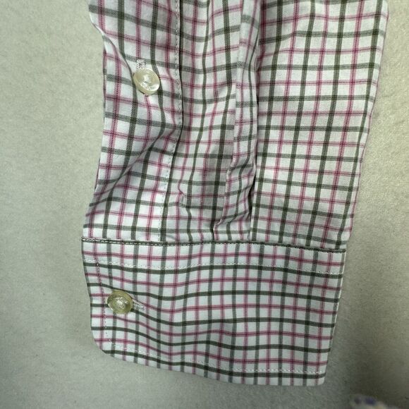 Vineyard Vines Shirt Mens Large Green Pink Plaid Classic Fit MURRAY Shirt - Picture 7 of 13